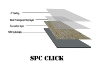 3.0mm-5.0mm Luxury Rigid SPC Vinyl Click Flooring 6''X36''