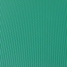 Green Vinyl Athletic Gym Flooring Non Toxic Double Sided Adhesive